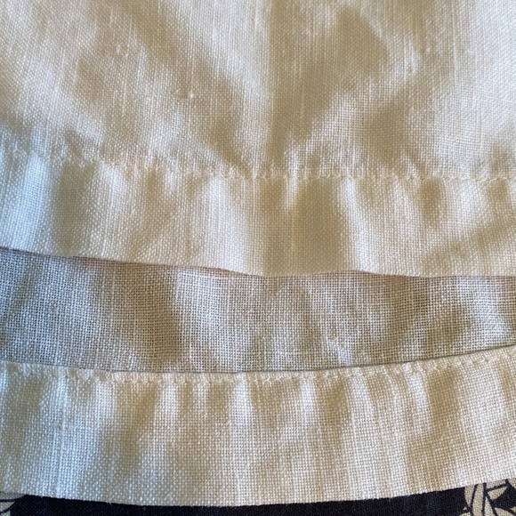 Carol Anderson vintage 100% linen tank top crisp and white - Picture 10 of 11